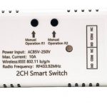 Mumubiz 2CH Smart Switch - 85 - 250V WiFi + RF