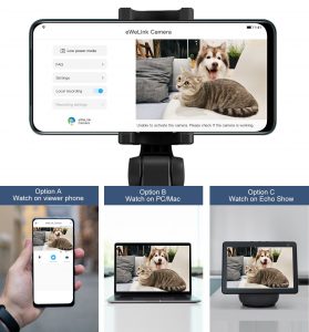 eWeLink Camera: show on web, app and Echo Show