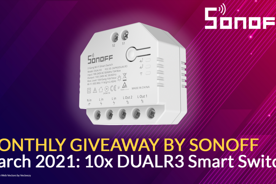 Sonoff monthly giveaway - March 2021
