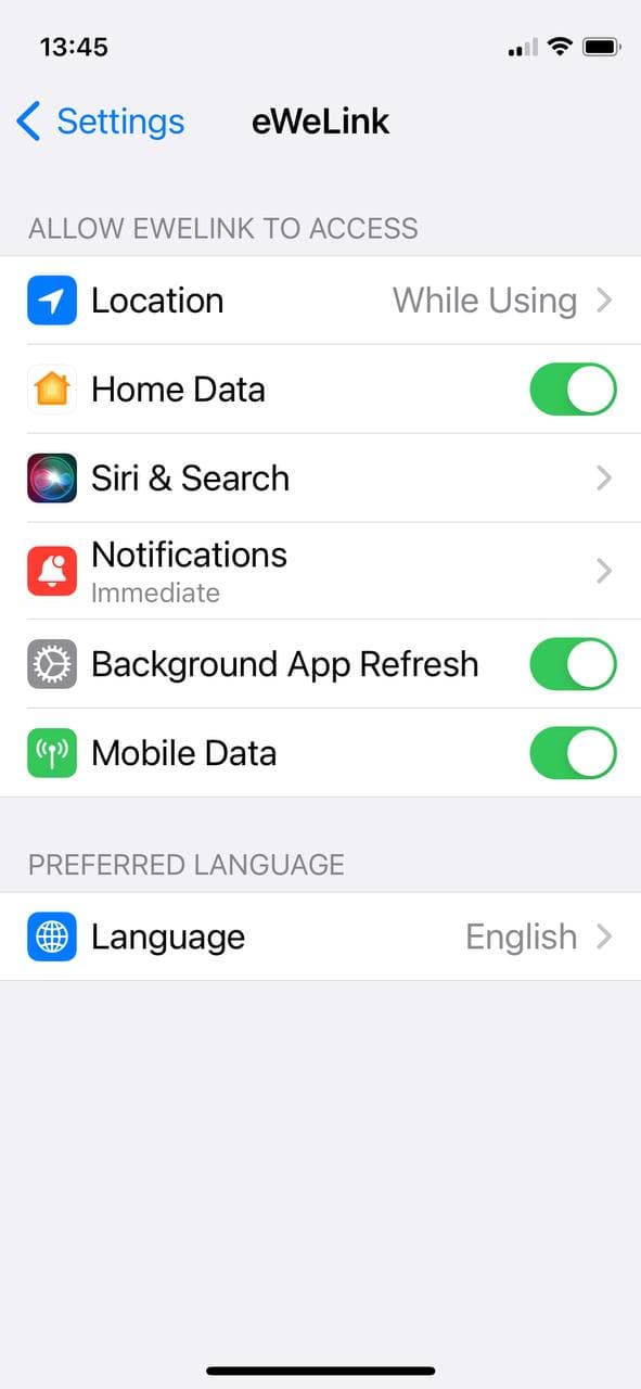iOS pairing issue / SSID not prefilled: overview of app rights