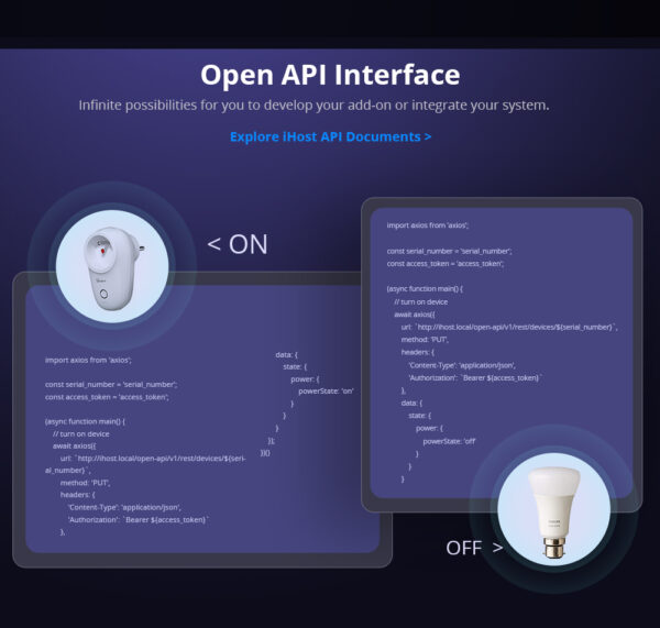 Sonoff iHost: open API